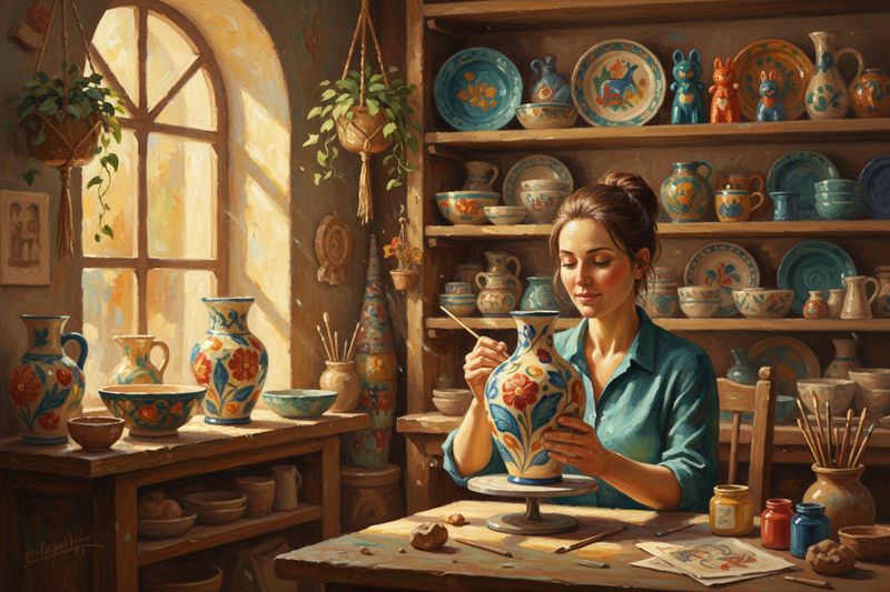Hand-Painted Artisan