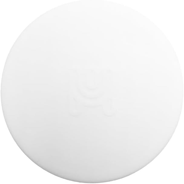 Happitasa 4.25 Inch Bar Mat Style Silicone Beverage Coasters, Set of 6 with Holder (White)