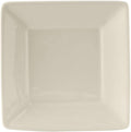 Tuxton China BEH-073B Plate, 7-3/8", Square, Wide Rim, Microwave and Dishwasher Safe, Oven Proof, Fully Vitrified, Ceramic, DuraTux, American White/Eggshell, Pack of 12