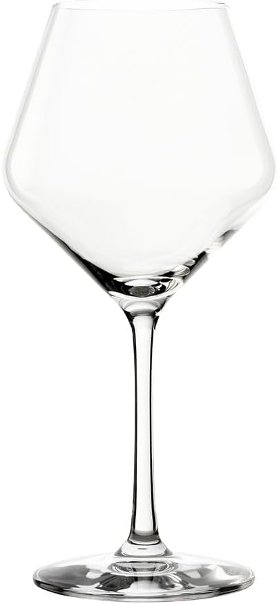 Stölzle Lausitz Burgundy Glasses Revolution Set of 6, 18 ½ oz – Elegant Red Wine Glasses for Burgundy – Premium Crystal Wine Glasses for Maximum Flavor Development – Dishwasher & Break Resistant