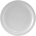 Tuxton China CLA-054 Plate, 5-1/2" Diameter, Round, Narrow Rim, Microwave and Dishwasher Safe, Oven Proof, Fully Vitrified, TuxCare, Healthcare, Colorado, Porcelain White, Pack of 36