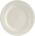 Tuxton China ASU-002 Plate, 6-1/4" Diameter, Round, Wide Rim, Embossed Pattern, Microwave and Dishwasher Safe, Oven Proof, Fully Vitrified, Ceramic, AlumaTux, San Marino, Pack of 36