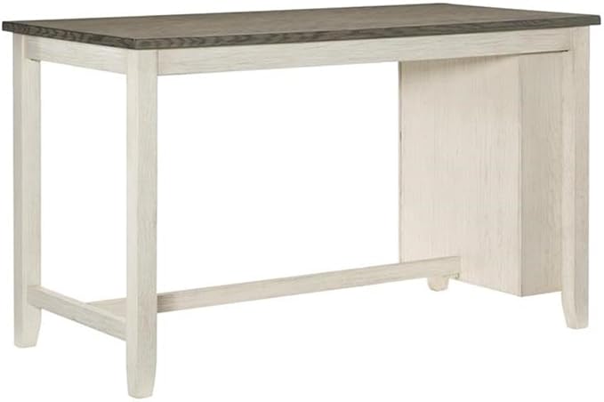 Lexicon Timbre 5-Piece 3-Shelf Wood Counter Height Dining Table Set for 4 in Antique White