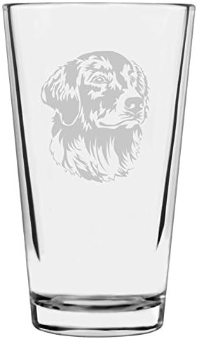 Golden Retriever Custom Personalized Dog Themed Etched All Purpose 16oz Pint Glass
