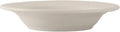 Tuxton China TRE-003 Soup Bowl, 9 oz., 8-3/4" Diameter, Round, Rimmed, Microwave and Dishwasher Safe, Oven Proof, Fully Vitrified, Ceramic, Reno/Nevada, American White/Eggshell, Pack of 24