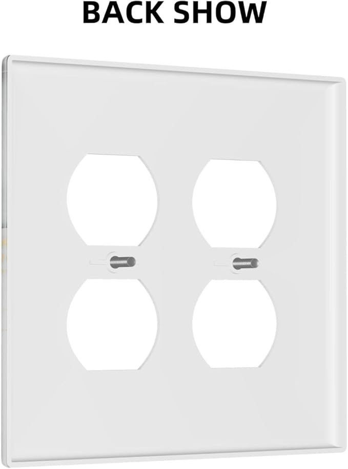Light Switch Cover Gray/Gold Marble Abstract Modern Luxury 2 Gang Decorative SwitchPlates Double Duplex Wall Plates Switch Plates and Outlet Covers for Bathroom Bedroom Decor