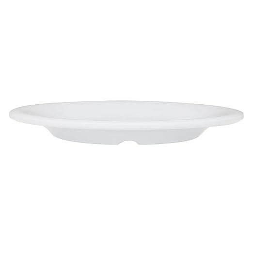 G.E.T. 5.5" Heavy-Duty Wide Rim Melamine Bread & Butter Plate (Set of 4)