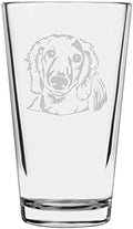 Dachshund Custom Personalized Dog Themed Etched All Purpose 16oz Pint Glass