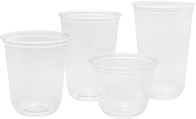 Karat 16oz PET Clear Cup, U-Shape (98mm) - 1,000 ct