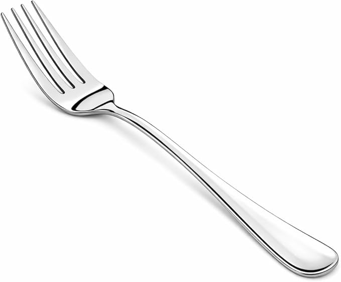 32 Pieces Dinner Forks Set,8" Forks,Food Grade Stainless Steel Dinner Forks,Fine Fork Set for Home,Kitchen,Restaurant,Mirror Polished and Dishwasher Safe