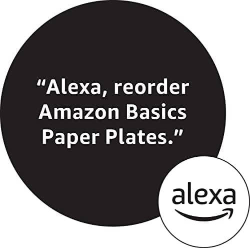 Amazon Basics Paper Plates | 8.62 Inch | Disposable | 600 Count