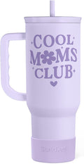 SANDJEST Gift for Mom - Cool Mom Club Stainless Steel Tumbler with Handle, Travel Coffee Mug for Moms - Gifts for Birthday Christmas Mothers Day, 40oz