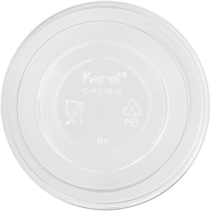 Karat 16oz PET Clear Cup, U-Shape (98mm) - 1,000 ct
