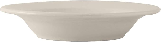 Tuxton China TRE-027 Soup Bowl, 12-1/2 oz., 9" dia., round, microwave & dishwasher safe, oven proof, fully vitrified, ceramic, Reno/Nevada, American White/Eggshell, Case of 24