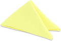 Polyester Cloth Napkins - Washable Soft Table Linens - Durable & Elegant for Dining, Restaurants, Weddings, Events, Rentals, Banquets, & Parties - Premium Quality Set of 250, Yellow, 17"x17"