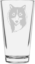 Lapponian Herder Custom Personalized Dog Themed Etched All Purpose 16oz Pint Glass