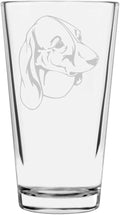 Estonian Hound Custom Personalized Dog Themed Etched All Purpose 16oz Pint Glass