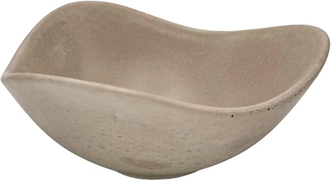 Wavy Concrete Bowl, Minimalist Key Bowl, Modern Cement Bowl, Entrway Catchall, Home Decor for Coffee Table, Jewlery Dish, Air Plant Holder, Small Stone Bowl (Small)