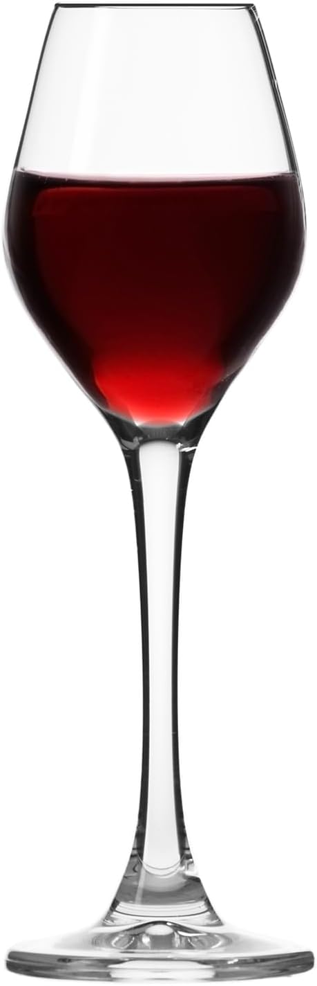 Krosno Grappa, Schnapps & Liqueur Glasses | 6-Piece Set | 2.0 oz | Splendour Collection | Vodka Shot Glasses | For Home, Restaurants & Parties | Dishwasher Safe | Lead-Free Crystal Glass