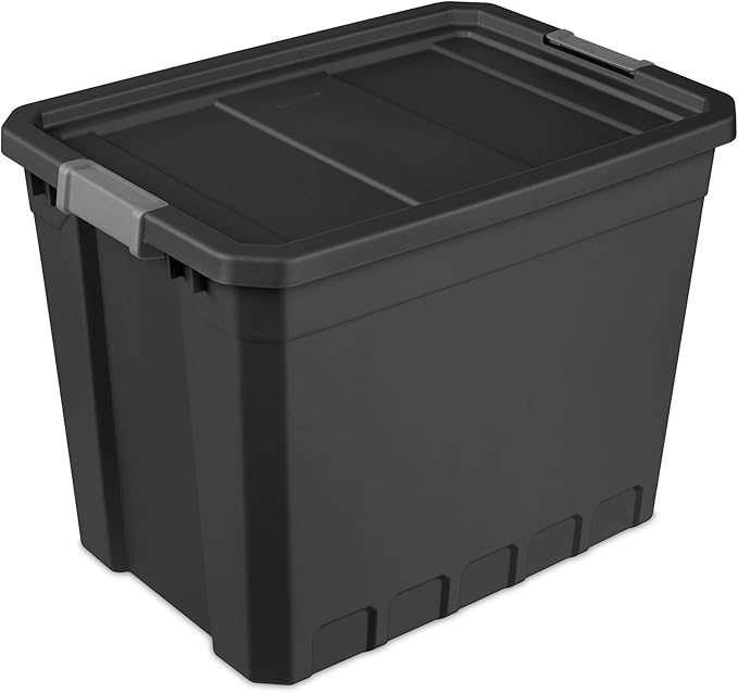 Sterilite TOTE STACKER BLACK 27GA 14889004