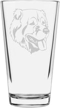 Georgian Shepherd Custom Personalized Dog Themed Etched All Purpose 16oz Pint Glass