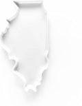 Illinois Shaped Baking Dish, Serving Platter or Decorative Tray Charming Porcelain Bakeware Oven Microwave and Dishwasher Safe