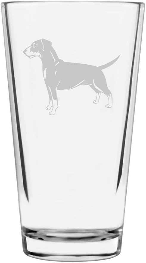 German Pinscher Custom Personalized Dog Themed Etched All Purpose 16oz Pint Glass