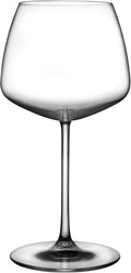 NUDE Mirage Set, Red-White Crystal Wine Glasses | Lead-free Crystal| Unique Stem Glasses, Wine Glasses, Set Of 2