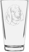 Picardy Spaniel Custom Personalized Dog Themed Etched All Purpose 16oz Pint Glass