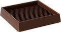 5X5 Rubber Caster Cups, Non Slip Furniture Pads, Anti-Slip Gripper, Anti Skid Furniture Feet, Anti Slide Floor Protector for Bed Couch Stoppers - 8 Pack Brown