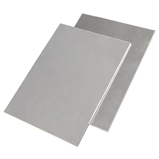 TEN-HIGH 2 Pack 20 Gauge Mild Steel Sheet Metal Plate 35 x 35 Inch Cold Rolled Steel Plate for Professional Industrial Use and DIY Projects - Smooth Surface, Easy to Form and Weld