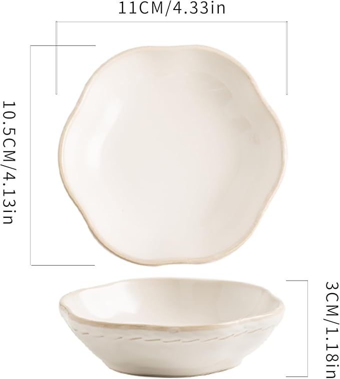 Ceramic Jewelry Tray Ring Holder Dish Floral Trinket Bowl for Women Girls Jewelry Organizer for Vanity Dresser Decor Wedding Birthday Gift for Her (white)