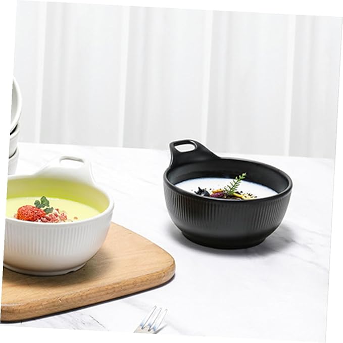 BESPORTBLE Melamine Breakfast Bowl Japanese Style Insulated Anti-scald Soup and Salad Dish for Home Kitchen Smooth Finish Porringer for Noodles Rice Snacks Restaurant Use
