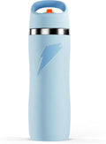 Gatorade 'Overtime' 32oz Stainless Steel Water Bottle, Straw Cap, Light Blue