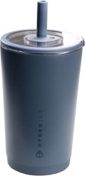 HydroJug Everyday Tumbler 14 oz – Ceramic-Lined Insulated Tumbler with Straw and Soft-Touch Lid, Cup Holder Friendly, Double-Wall Vacuum Insulation, Reusable Travel Cup – Cascade