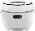 CUCKOO Micom Rice Cooker 8-Cup Uncooked / 16-Cup Cooked with Nonstick Inner Pot, Large Rice Maker with 9 Menu Options, Fuzzy Logic Technology, Auto Clean Mode, LCD Display, White (CR-0810F)