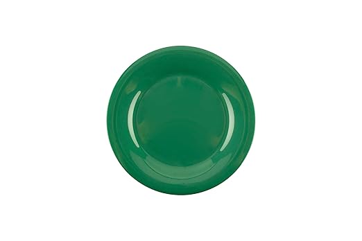 G.E.T. 9" Heavy-Duty Wide Rim Melamine Dessert Plate (Set of 4)
