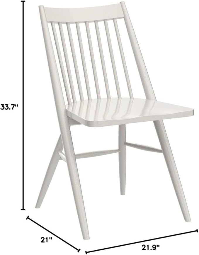 Safavieh Home Collection Wren Grey 19-inch Spindle Dining Chair (Set of 2)