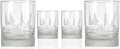 Rolf Glass Regatta 13oz Double Old Fashioned Glass | Set of 4 Whiskey Cocktail Tumblers | Engraved and Lead-Free | Made in the USA | Nautical Sailboat Design