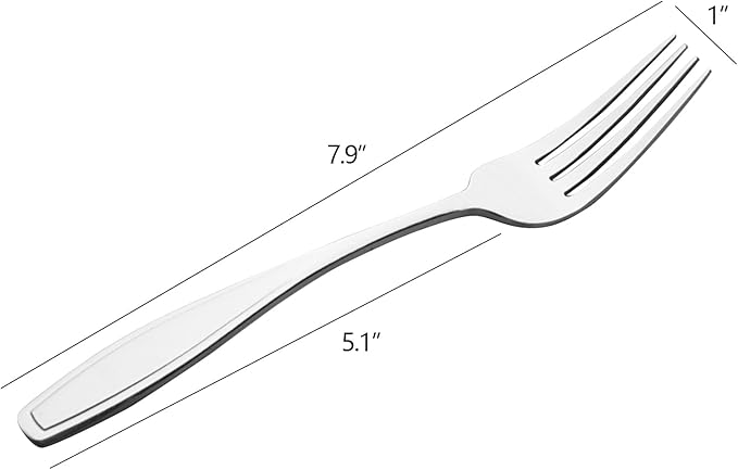 12 Pieces Dinner Forks, Stainless Steel Table Fork Set