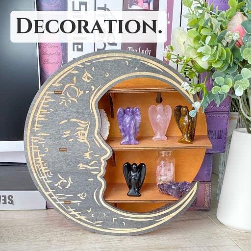 YATOJUZI 2" Black Obsidian Tigers Eye 2Pcs Angel Decor Crystal Cute Polished Natural Stone Hand-Carved Sculpture Statue Figurines Gemstone Hippie Home Room Office Desk Gifts for Women Men