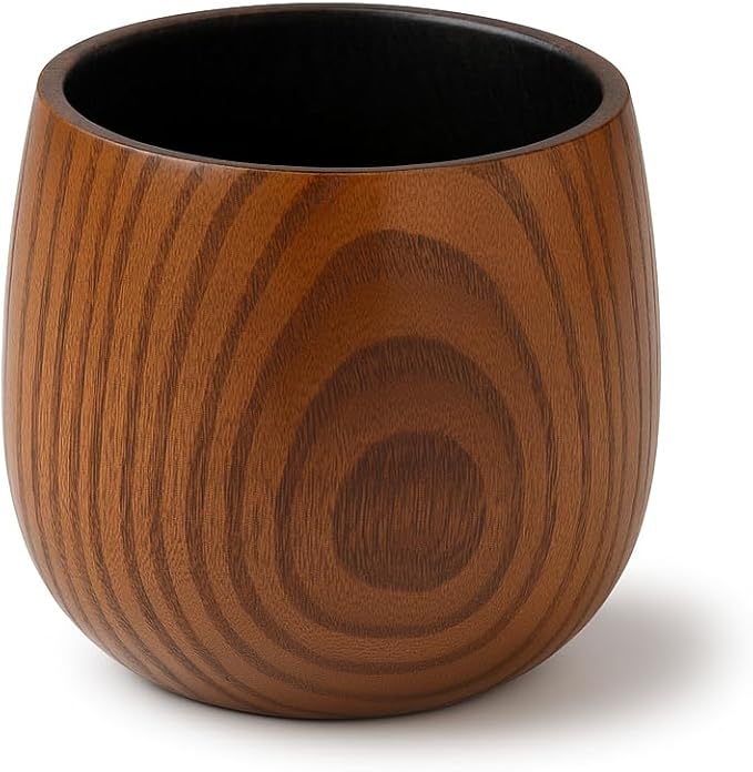Charred Wooden Bourbon Whiskey Drinking Glasses – Oak Whiskey Tumbler Set of 2 | Bourbon Gifts for Men, Husband, Dad or Brother | Unique Wooden Whiskey Cups (10 oz) | Premium Bourbon Gift Set