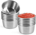 Ramekin Sauce Dipping Bowl Mini Sauce Cups Pudding Condiment Cups for Home Party Restaurant (Sliver 12PCS 60ml)