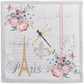 Maison d' Hermine Cloth Napkins Set of 4 100% Cotton Everyday Reusable Square Napkins Cloth Washable, Dinner, Party, Wedding, Restaurant, Spring/Summer (Champ De Mars, 20" x 20")