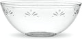 PLASTICPRO Disposable Round Serving Bowls, Party Snack or Salad Bowl, Small, Plastic Crystal Clear Pack of 8