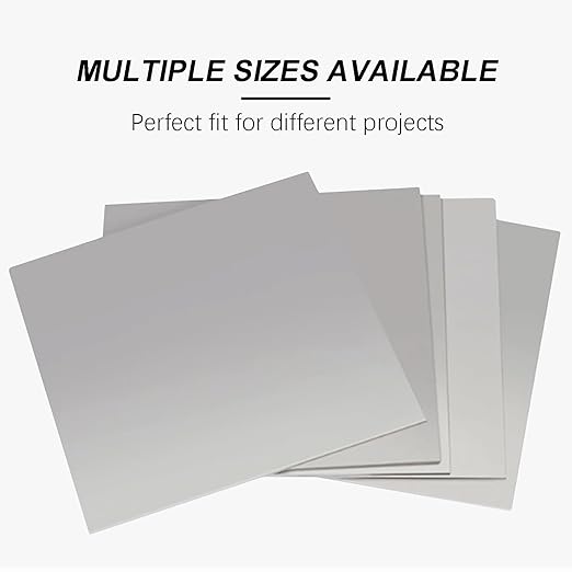 TEN-HIGH 2 Pack 16 Gague Mild Steel Sheet Metal Plate 4 x 4 Inch Cold Rolled Steel Plate for Professional Industrial Use and DIY Projects - Smooth Surface, Easy to Form and Weld
