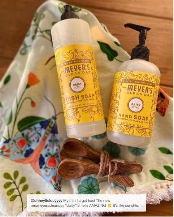 MRS. MEYER'S CLEAN DAY Liquid Dish Soap, Daisy, 16 fl. oz