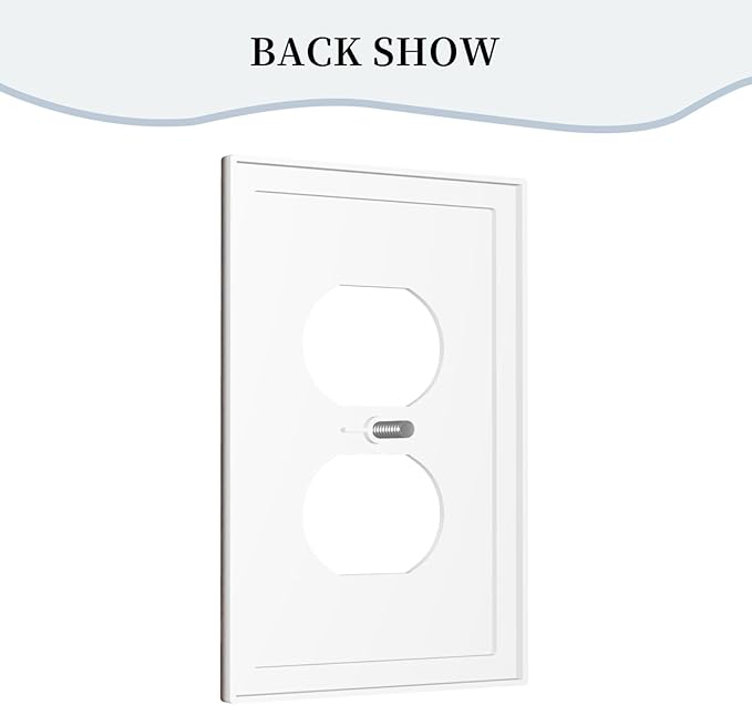 Outlet Covers Brown Red Rustic Wood Grain Retro Farmhouse 1 Gang Duplex Light Switch Cover Plate Decorative Wall Plates Electrical Switchplate Receptacle for Farmhouse Cabin Decor（2 Pack）