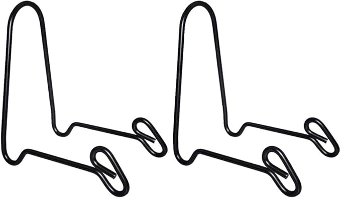 Artliving 2 Pack Display Stand Easel Iron Bowl Stands for Display Medium Deep Bowls, Platters and Deep Dishes
