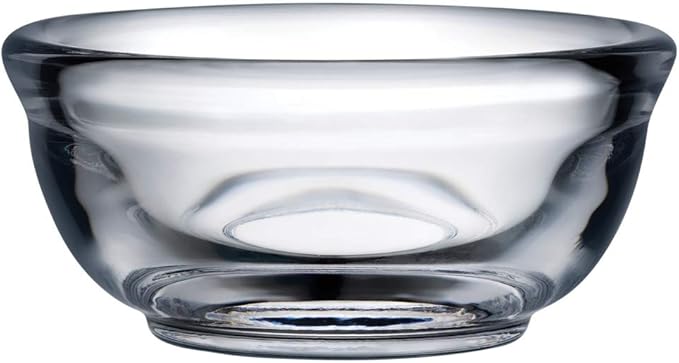 Restaurantware 3 Ounce Mini Prep Bowls 6 Lead-Free Glass Sauce Cups - Heavy Base Stackable Clear Glass Small Glass Bowl For Condiments Dishwasher-Safe For Ingredients Or Condiments